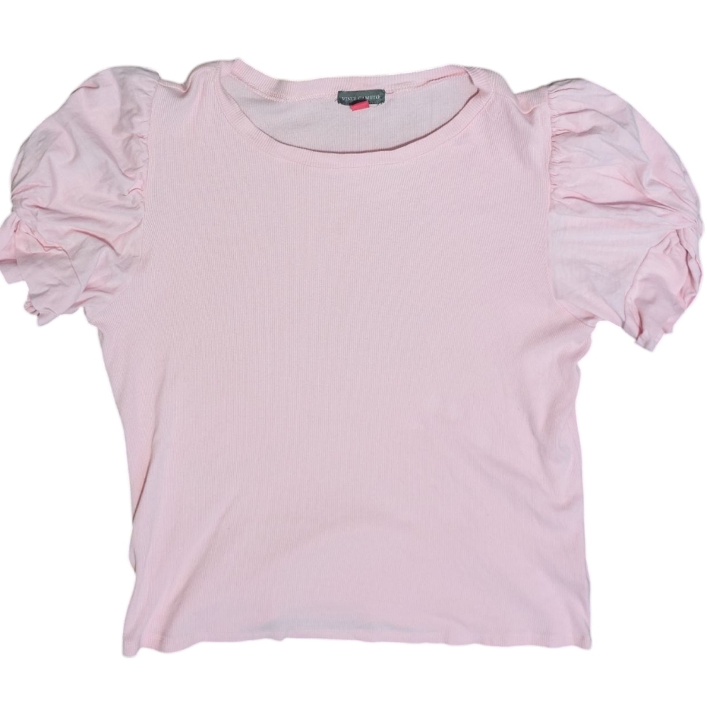 Vince Camuto Light Pink Knit Top coquette